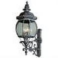 thumbnail image 2 of Four Light Verde Green Clear Beveled Glass Wall Lantern, 2 of 2