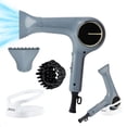 thumbnail image 1 of Secador de pelo profesional coreano JMW AIR B con difusor y soporte de 1600 W. Ligero, potente motor BLDC, aire fresco sin calor, compacto y silencioso, ideal para casa y viajes., 1 of 5
