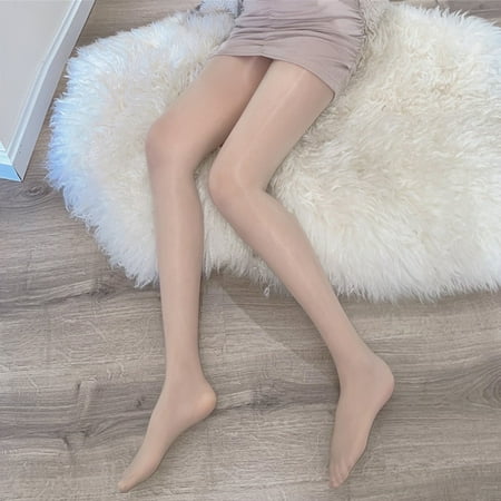 

YIWEI Womens Sheer Oil Shiny Glossy Pantyhose Tights Stockings Hosiery Plus Size Grey