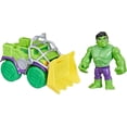 thumbnail image 4 of Set de juego Marvel Hasbro Spidey y su superequipo Hulk y Camión DEMOLEDOR F7457, 4 of 4