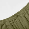 thumbnail image 4 of TRUBKH knee length shorts hiking shorts women long shorts for women womens capri pants shorts for women Green L, 4 of 8