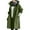 Army Green, variant on Women Loose Comfortable Hooded Coat Outwear Womens Elegant Windbreaker Wild Winter Women's Coat Womens Rain Proof Jacket Windbreaker Fashion Women Out Dry Jacket Windbreaker Coat(Grey,3XL)