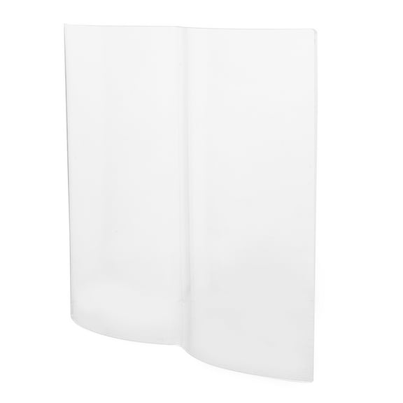 Homoyoyo Clear Acrylic Fan Shaped Paperweight Book Holder for Office Reading Desk Decor