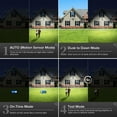 thumbnail image 5 of SANSI 54W 7000LM LED Motion Sensor Outdoor Security Lights, 5000K Dusk to Dawn Light Black, 4 Modes, 5 of 11