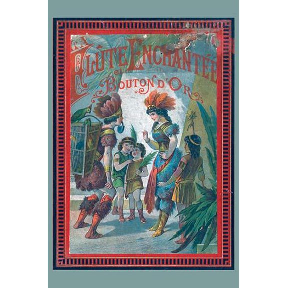 Flute Enchanter- Fine Art Canvas Print (20" x 30")