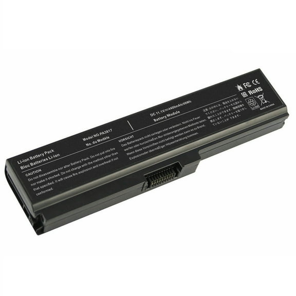 10.8V 5200mAH 6 CELL Battery For Toshiba Satellite M640 P745 P755 L730 L770 Charger PA3817U-1BRS