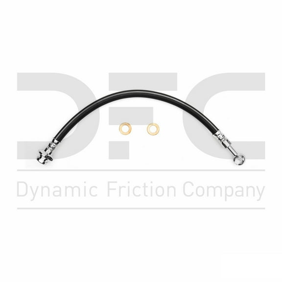 Rear Lower Dynamic Friction Company Brake Line Hose 350-68051 For 1990-1992 INFINITI M30