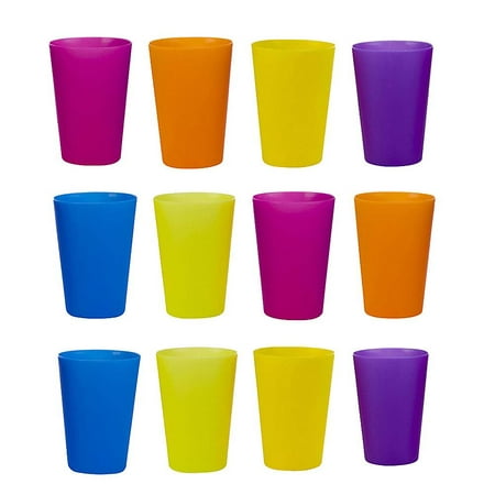 

Hemoton Tumbler Cups Plastic Beverage Cup Stackable Drinking Tumblers Juice Mug Restaurant Water Toothbrush