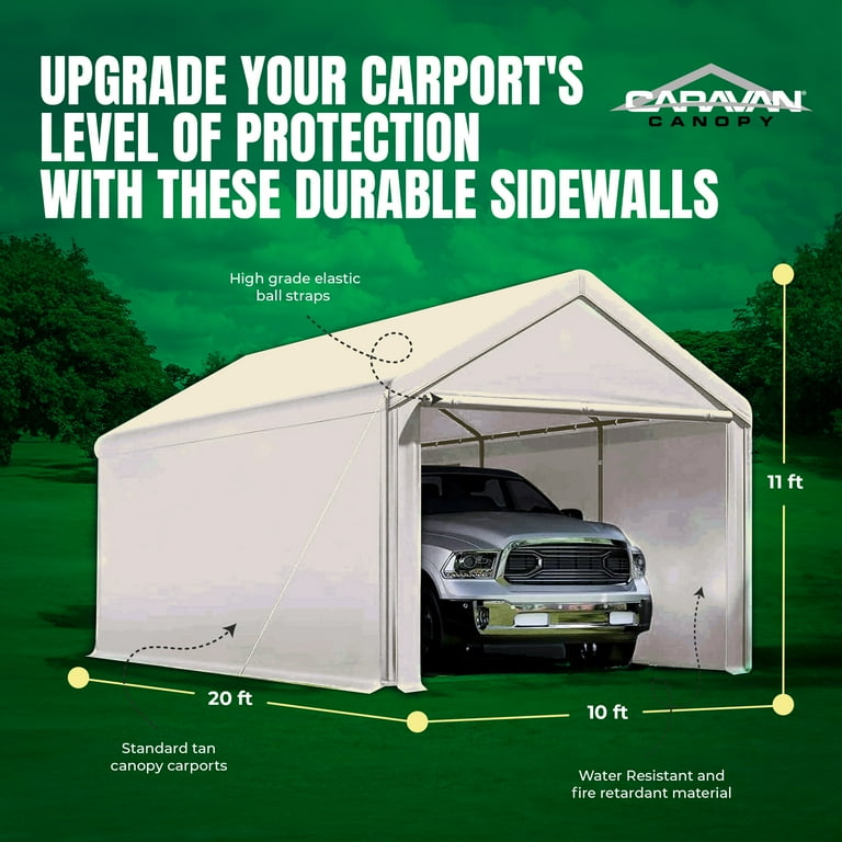 Caravan Canopy Sports Heavy-Duty Tent, Outdoor Carport, 10'x20