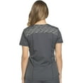 thumbnail image 2 of Dickies Dynamix Women Scrubs Top, V-Neck, DK740, S, Pewter, 2 of 6