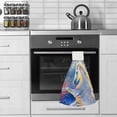 thumbnail image 6 of Hanging Towels 1 Pcs, Dish Towels Horse Oil Painting Absorbent Hand Towels with Hanging Loop Washcloth for Bathroom Kitchen, 6 of 6