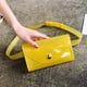 thumbnail image 5 of Cinturón Fanny Packs Riñoneras Mujer Transparente Jelly Chest Bolsos (Amarillo) Likrtyny multifunción de oficina, 5 of 9