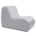 thumbnail image 2 of Jaxx Midtown Large Classroom Soft Foam Chair - Premium Vinyl Cover, Submarine Grey, 2 of 6