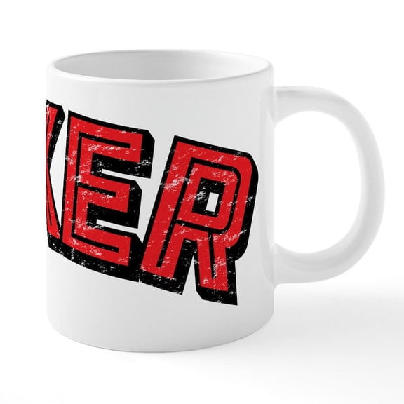 CafePress - BIKER Mugs - 20 Oz White Ceramic Mega Mug