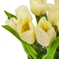 thumbnail image 3 of 9 in. Light Yellow Tulip Bouquet, 3 of 3