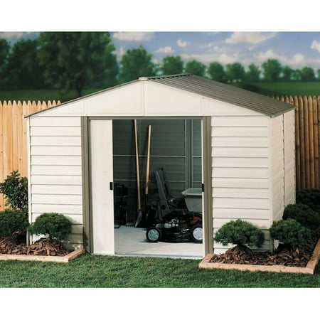 arrow shed vinyl milford 10 x 12 ft. shed - walmart.com