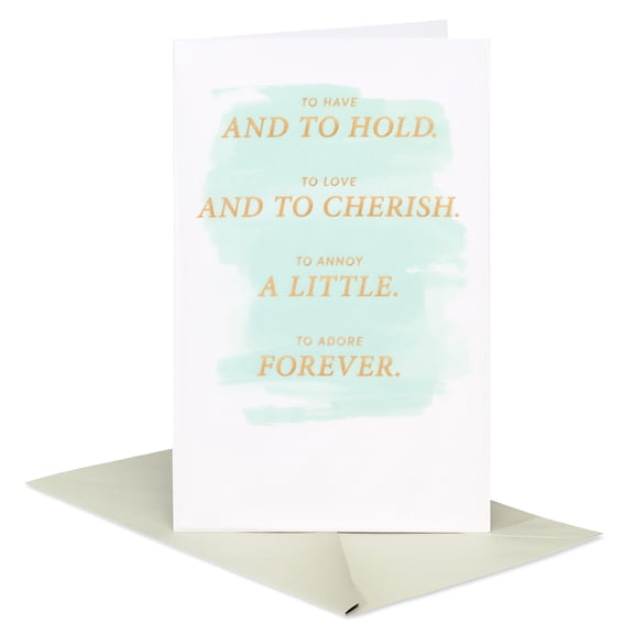 American Greetings Romantic Anniversary Card for Card for Spouse (Partner in Everything)