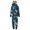 C Set:Mom, variant on IROINNID Christmas Jumpsuit Clothing for Family Warm Christmas Printed One-Piece Home Wear Hooded Clothing Kids Jumpsuit