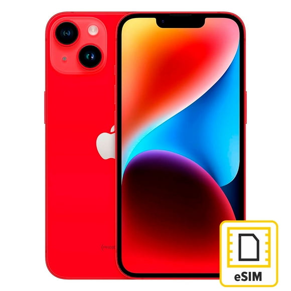 Apple iPhone 14 256 GB Rojo Reacondicionado Grado A eSIM