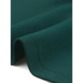 thumbnail image 5 of Conjunto de blusa peplum y falda INSPIRE CHIC para atuendo de negocios de mujer, top de cuello cuadrado, manga corta, falda ajustada de cola de pez, XS, verde oscuro, 5 of 5