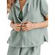 thumbnail image 2 of Lucakuins, conjunto de pijama de 2 piezas para mujer, camisa holgada de manga corta y pantalones cortos elásticos, ropa de dormir suave para dormir Lucakuins  moda, 2 of 8