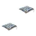 thumbnail image 3 of kurtrusly Soft And Comfortable Square Chair Cushion For Cozy Seat Fitting Simple And Easy-care Seat Cushions Colorful Triangles 2Set, 3 of 6