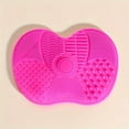 thumbnail image 3 of Silicone Makeup Brush Cleaning Mat With Suction Cup - Odorless, Easy-To-Clean Beauty Tool Accessory, 3 of 5