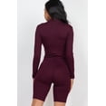 thumbnail image 5 of Mock Neck Top & Biker Shorts Set L, 5 of 5