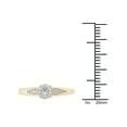 thumbnail image 3 of Imperial Composite Diamond Cluster Engagement Ring 1/6 ct 10K Yellow Gold, 3 of 5