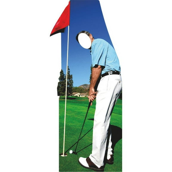 SS11138 Golfer Golfing Stand In Cardboard Cutout Standee Standup