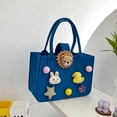 thumbnail image 1 of Bolsa de mano de fieltro Totes Kids Cute Cartoon Fabric Top-Handle Shopping Shoulder Bag JShteea Para Estrenar, 1 of 8