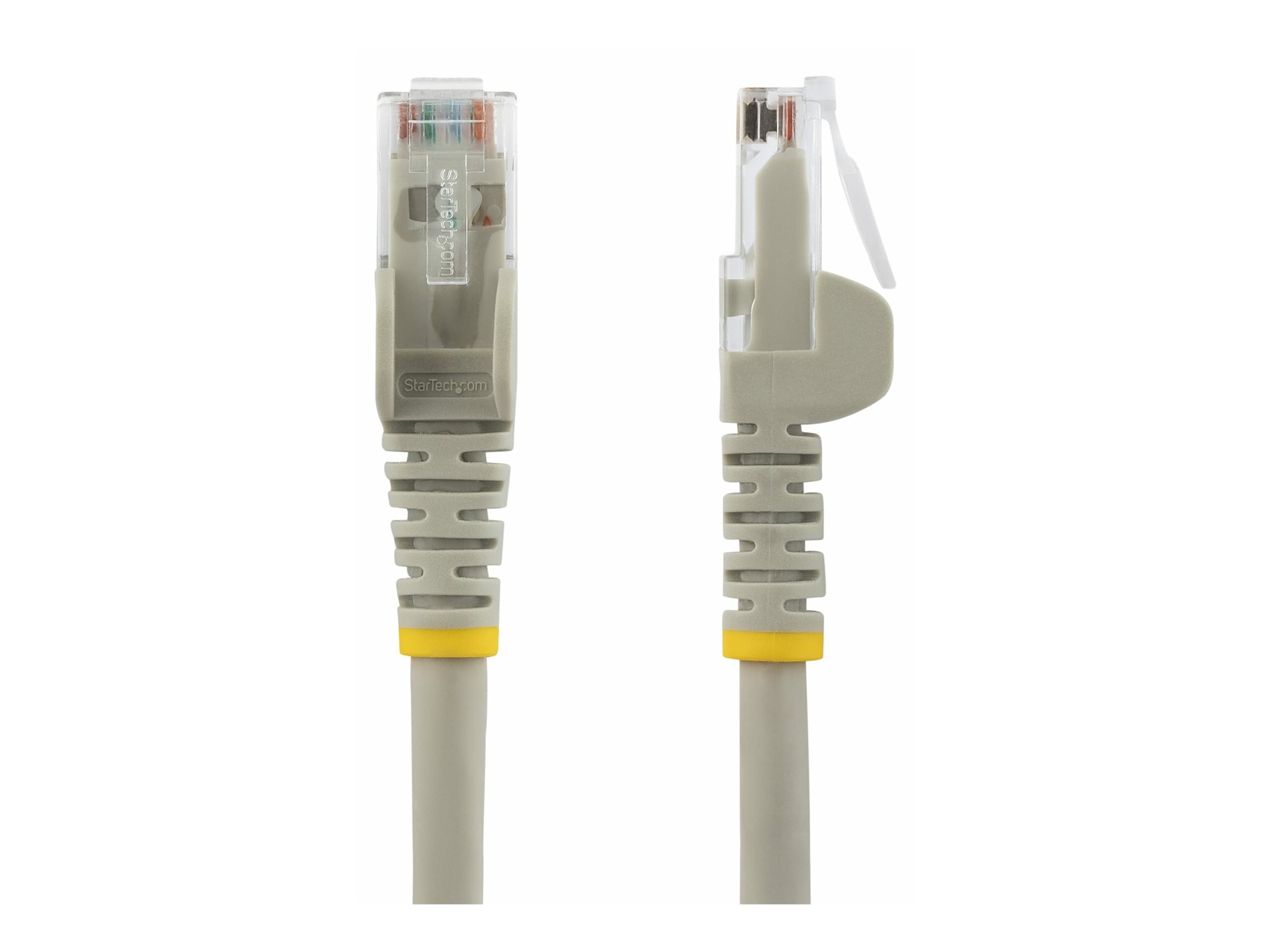 StarTech 30ft (9m) CAT6 Ethernet Cable - LSZH (Low Smoke Zero Halogen) - 10 Gigabit 250Mhz 100W PoE RJ45 UTP Network Patch Cord Snagless w/Strain Relief - Gray CAT 6, ETL Verified (N6LPATCH30GR)