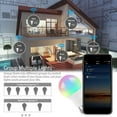 thumbnail image 3 of AMERTEER Smart WiFi LED Ampoule Application Gratuite Télécommande Lumières de Réveil Compatibles pour Alexa et Google Assist, 3 of 6