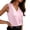 Pink, variant on TEAJOPSUU Satin Tank Tops for Womens Smoothing Sleeveless V Neck Shirts Casual Loose Pleated Straps Slim Fit Camisole Blouses Blue