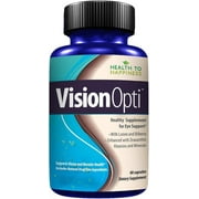 Vision Opti - Eye Health Supplement with Lutein, Zeaxanthin, Selenium, Zinc, and Vitamins A & C | 60 Capsules