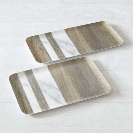 Cp4005 Tray - Better Homes & Gardens Neutralis Melamine Trays, 2 Pack