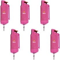 BURN Pepper Spray 1/2oz Pink 6 Pack