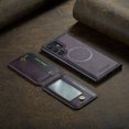 thumbnail image 3 of for Samsung Galaxy S22 Ultra Case [Compatible with MagSafe] with Removable Card Holder Magsafe case Wallet 2 in 1 Detachable Back Cards Slot Premium PU Leather Magnetic Car Holder Mount case, Purple, 3 of 10