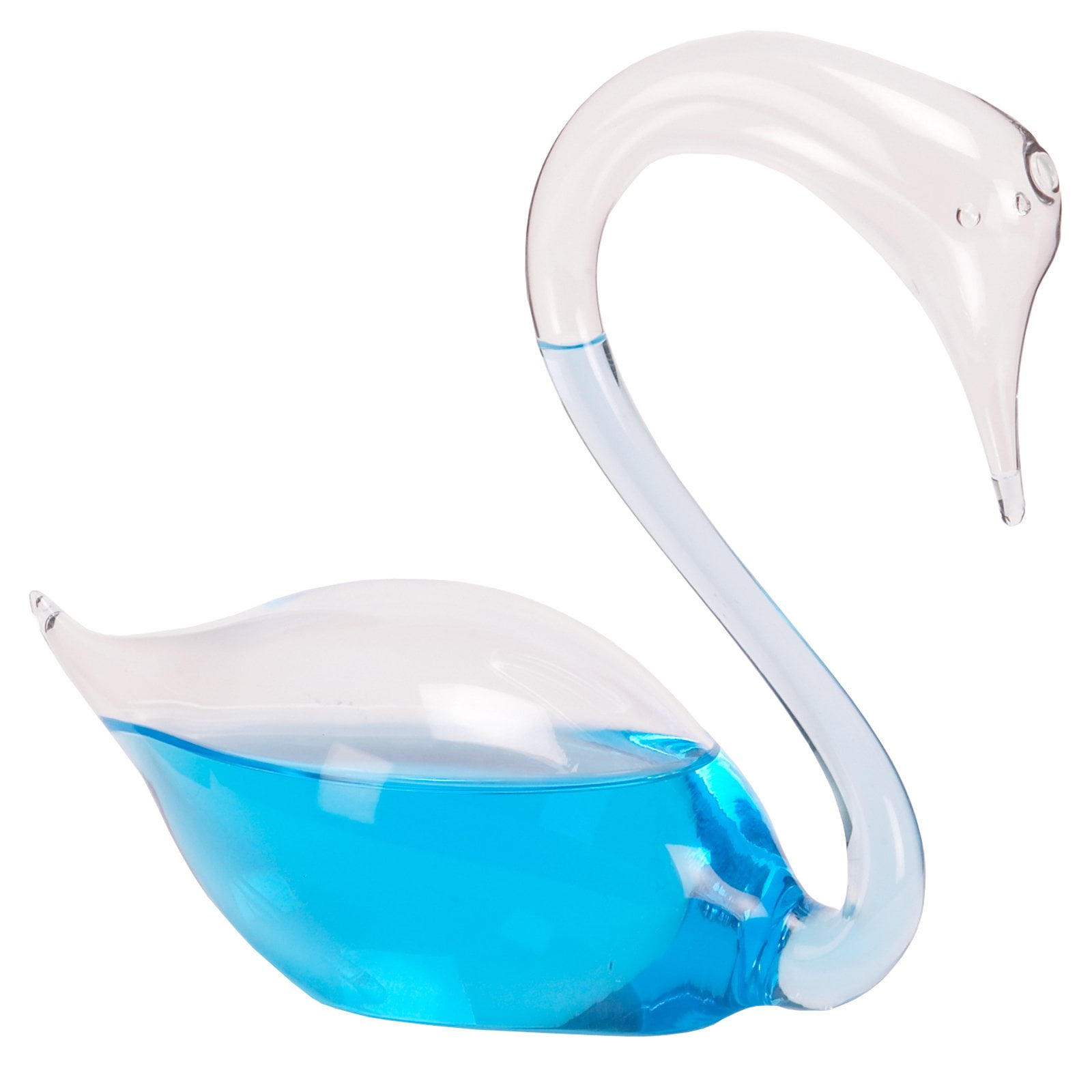 River City Clocks Swan Shaped Glass Water Barometer