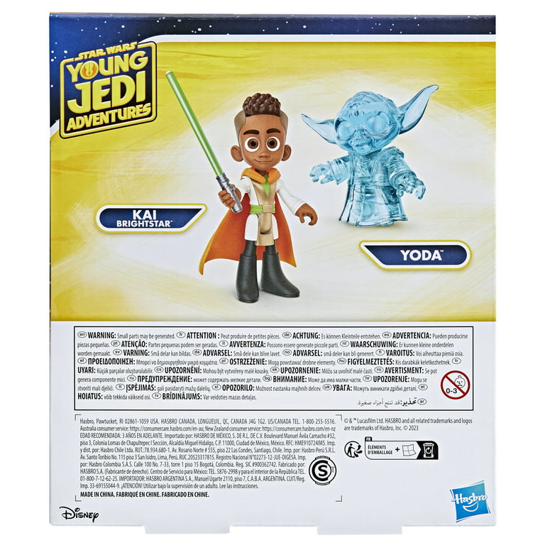 Star Wars: Young Jedi Adventures Yoda Action Figure, 3-Inch-Tall Toys,  Preschool Toys for 3 Year Old Boys & Girls