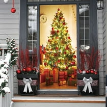 Christmas Tree Door Cover Holiday Covers Decoration 30 Inch By 6 5 Feet