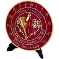 thumbnail image 1 of 40th Ruby Wedding Anniversary Sundial Gift. Great Gift for Him, Her,, 1 of 5
