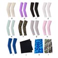 thumbnail image 4 of Protection UV Confortable 1 Paire de Manchons de Refroidissement par Compression Articles de Sport pour la Conduite Vélo Randonnée Blanc, 4 of 6