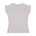 thumbnail image 2 of Toddler Girls' Fine Jersey T-Shirt HEATHER 3T, 2 of 2