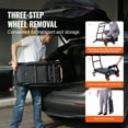 thumbnail image 3 of BENTISM Aluminum Hand Truck 2 in 1 Folding Dolly Cart 300 lbs Capacity Heavy Duty, 3 of 9