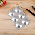 thumbnail image 4 of 2Pcs Aluminum Painting Plates Students Painting Pallets Color Mixing Boards, 4 of 8