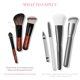 thumbnail image 3 of Set de brochas de maquillaje Cosme 9 FLAWLESS FACE MINI con funda, 3 of 7