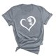 thumbnail image 3 of Fiudx Ofertas y Liquidaciones Camiseta Informal de Manga Corta con Cuello Redondo y Estampado Informal a La Moda para Mujer, 3 of 3