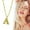 Gold, variant on Openpig Necklace for Men Women, Imitation Golden 26 Letters Pendant Necklace, Personalized Jewelry Gifts
