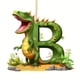 thumbnail image 3 of ¡Precios Locos!, Colgante acrílico navideño con forma de dinosaurio y 26 letras Akmoler, 3 of 8
